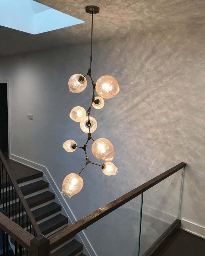 Covington Drop Globe Branching Bubble Chandelier 38'' - Richardrider