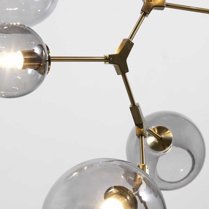 Covington Drop Globe Branching Bubble Chandelier 38'' - Richardrider