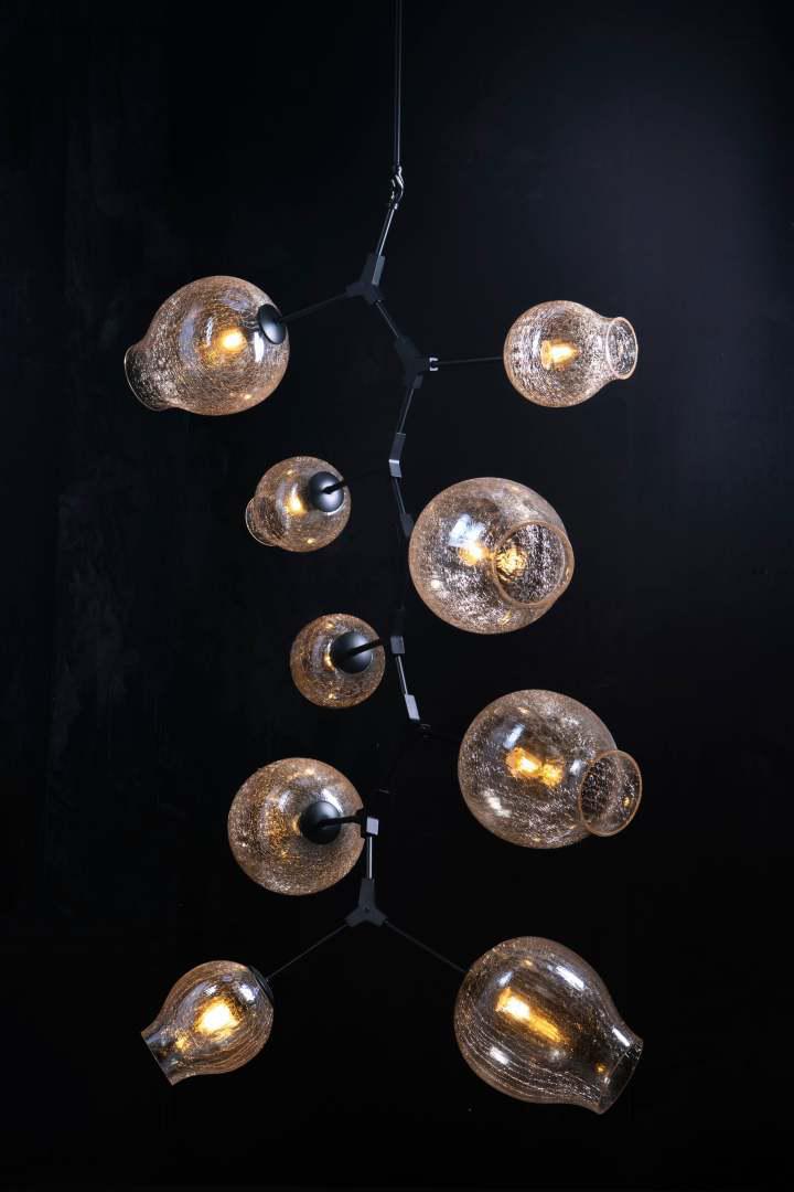 Covington Drop Globe Branching Bubble Chandelier 38'' - Richardrider