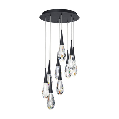 Hibiscus LED Crystal Multi Light Pendant Light - Richardrider