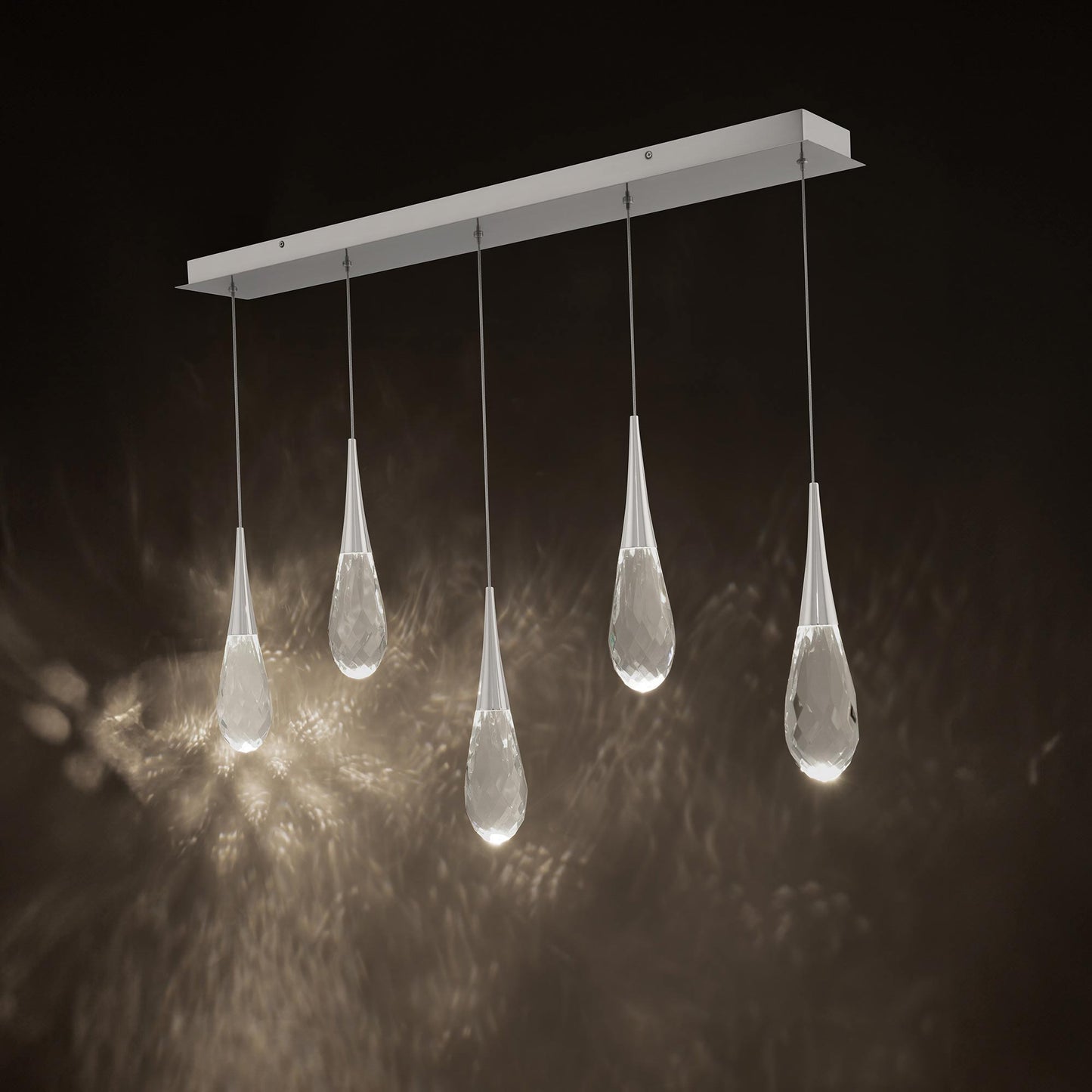 Hibiscus Linear LED Multi Pendant Light - Richardrider