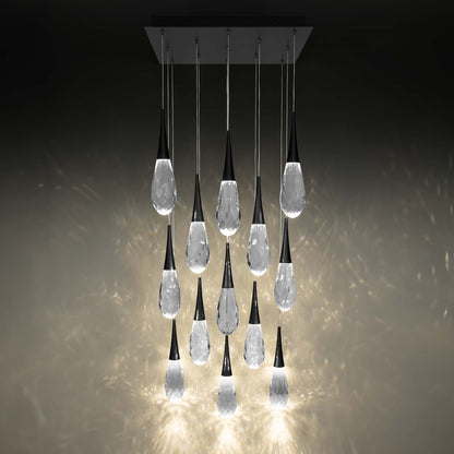 Hibiscus Square LED Multi Pendant Light - Richardrider