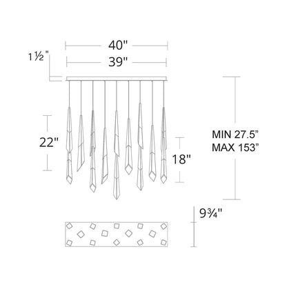 Solitude Linear LED Multi Pendant Light - Richardrider