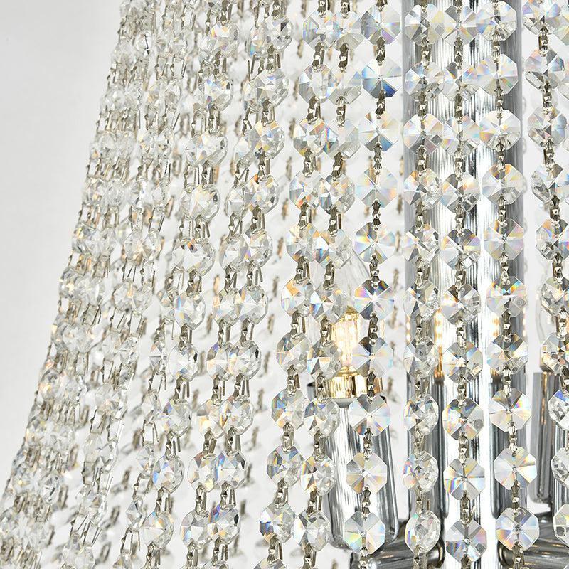 Luxury French Empire Chandelier for Villa Hall Ceiling Three-layers Crystal Light for Hotel Lobby - Richardrider
