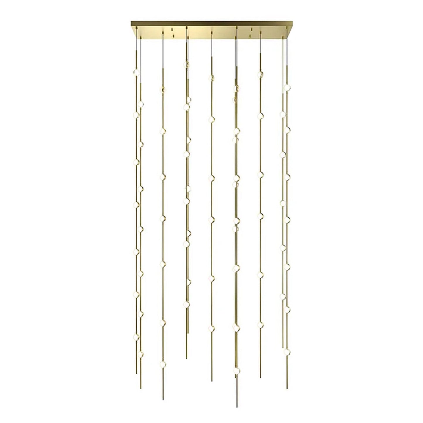 Verelune Andromeda Rectangle LED Chandelier Metal & Acrylic 35.5"W x 7.5"D