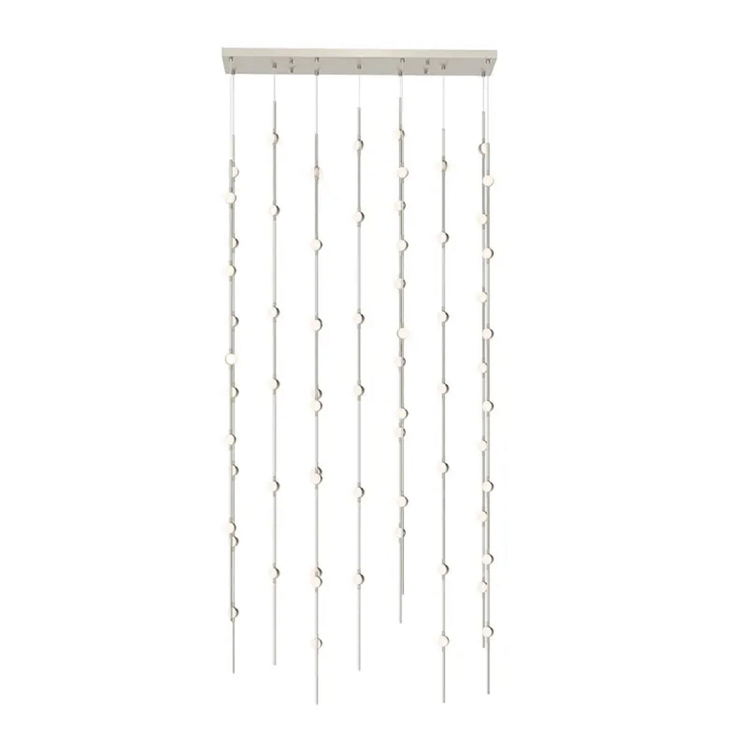 Verelune Andromeda Rectangle LED Chandelier Metal & Acrylic 35.5"W x 7.5"D