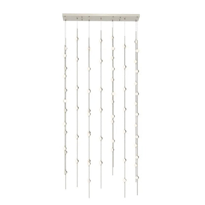 Verelune Andromeda Rectangle LED Chandelier Metal & Acrylic 35.5"W x 7.5"D
