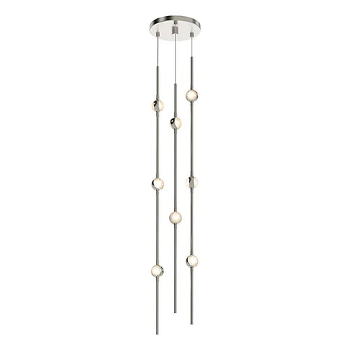 Verelune Andromeda Round LED Chandelier Metal & Acrylic 6"D