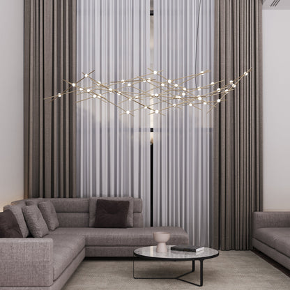 Verelune Ursa Major Chandelier Acrylic & Metal 94"W x 30"D