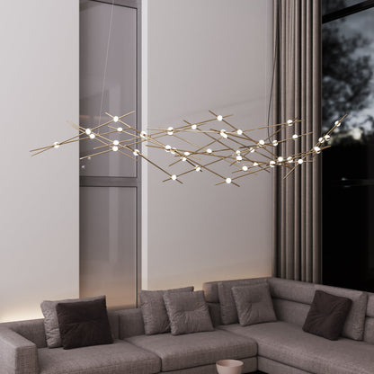 Verelune Ursa Major Chandelier Acrylic & Metal 94"W x 30"D