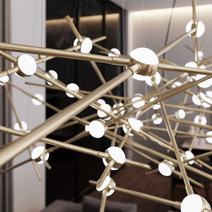 Verelune Ursa Major Chandelier Acrylic & Metal 94"W x 30"D
