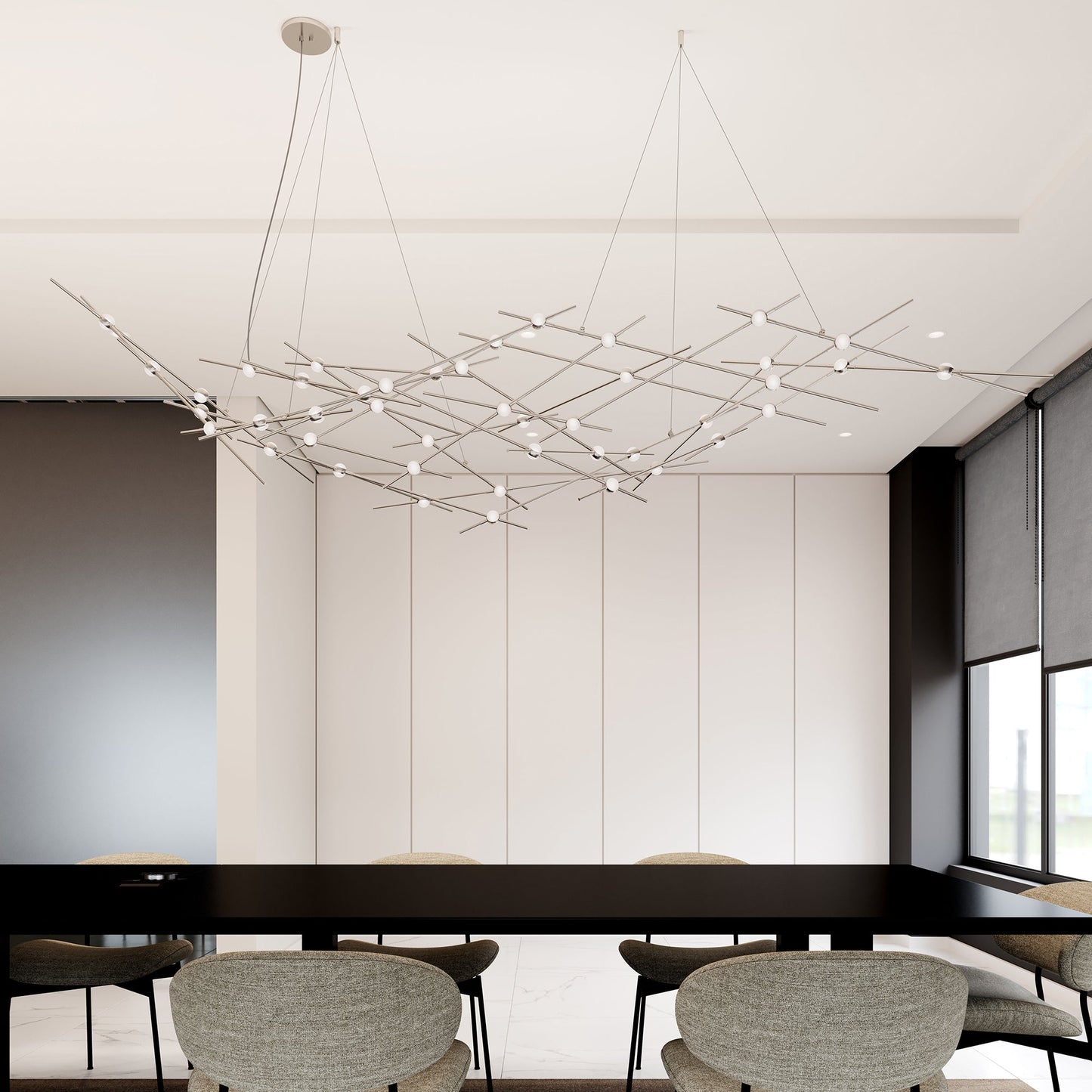 Verelune Ursa Major Chandelier Acrylic & Metal 94"W x 30"D