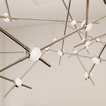 Verelune Ursa Major Chandelier Acrylic & Metal 94"W x 30"D
