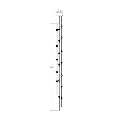 Art Design Creative Constellation Chandelier for Foyer/Staircase/High-ceiling Space