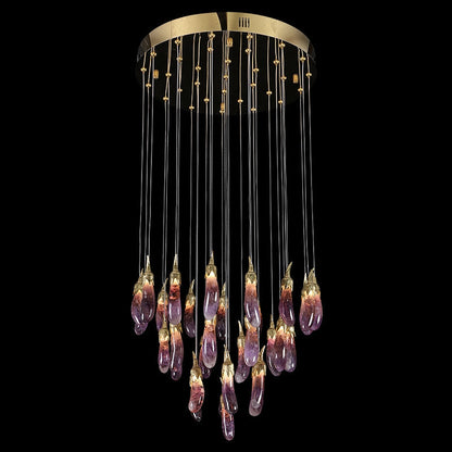 New Purple Style Eggplant-shaped Chandelier