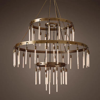 Retro-Inspired Metal Pendant Light Chandelier for Living Room/Bedroom/Staircase/Villa