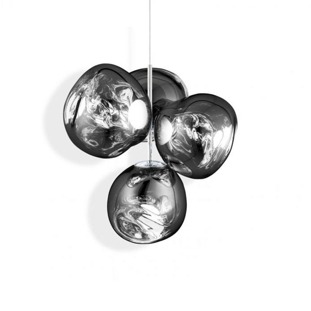Jaraecyn Chandelier Polycarbonate Shade & Steel Tube 38.6"W