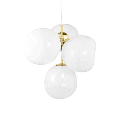 Jaraecyn Chandelier Polycarbonate Shade & Steel Tube 38.6"W