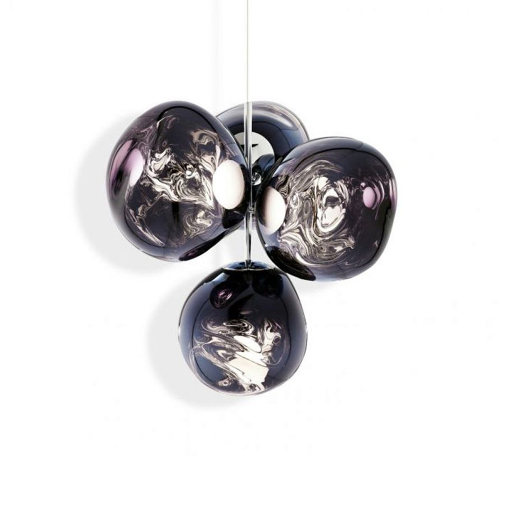 Jaraecyn Chandelier Polycarbonate Shade & Steel Tube 38.6"W