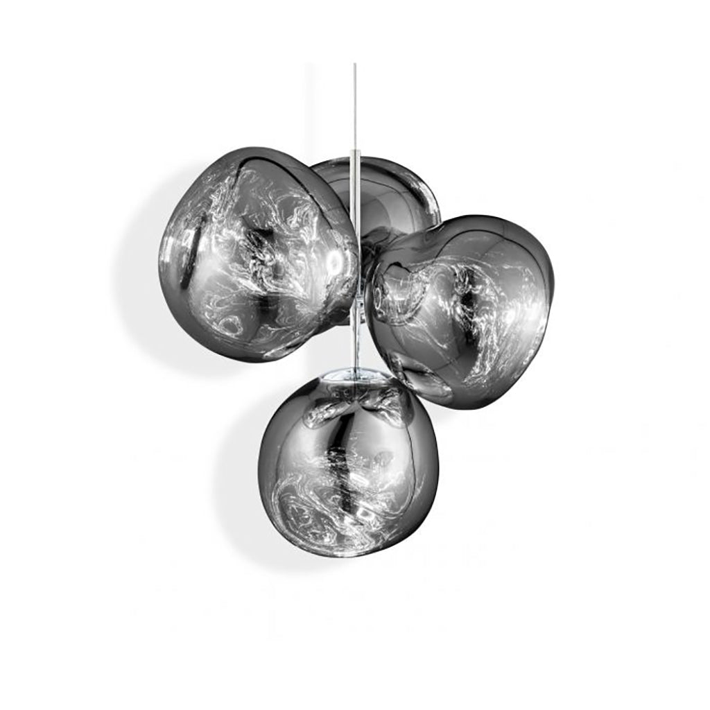 Jaraecyn Chandelier Polycarbonate Shade & Steel Tube 38.6"W
