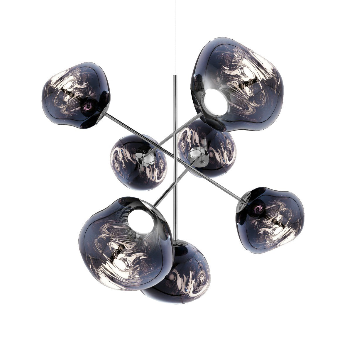 Jaraecyn Chandelier Polycarbonate Shade & Steel Tube 38.6"W