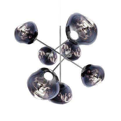 Jaraecyn Chandelier Polycarbonate Shade & Steel Tube 38.6"W
