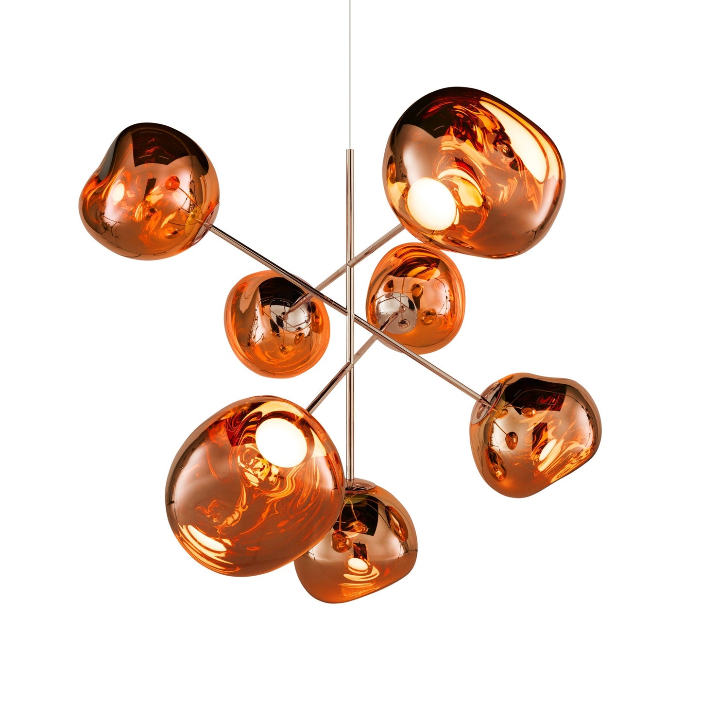 Jaraecyn Chandelier Polycarbonate Shade & Steel Tube 38.6"W