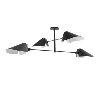 Ioneister Chandelier Painted Aluminum & Anodized Aluminum 55"W x 39"D