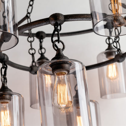 Ster Pendant Light Metal & Glass 51.75"D