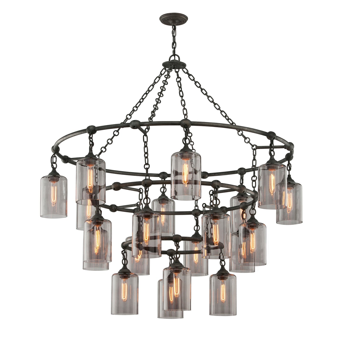 Ster Pendant Light Metal & Glass 51.75"D