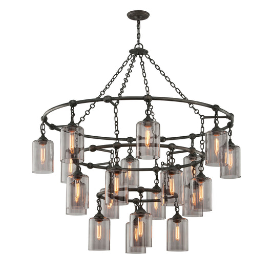 Ster Pendant Light Metal & Glass 51.75"D