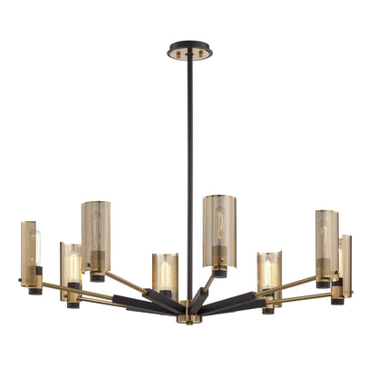 Astraenix Chandelier Hand-worked Iron & Steel 30"W x 30"D