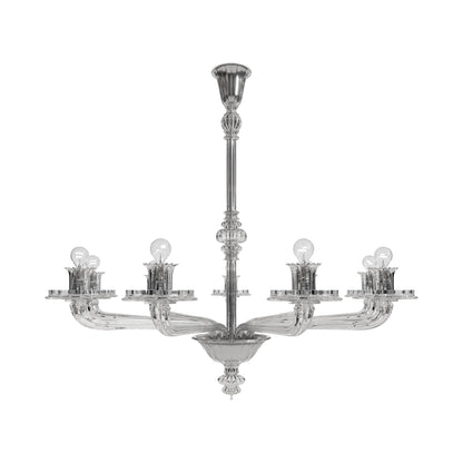 Loruvra Chandelier Murano Glass & Marble 31.5"D
