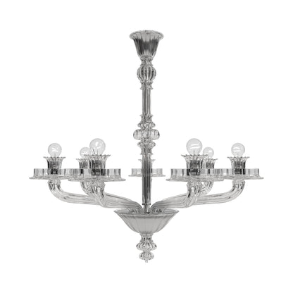 Loruvra Chandelier Murano Glass & Marble 31.5"D