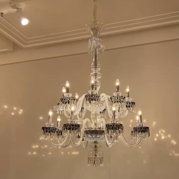 Elegant Crystal Chandelier in Italian Style for Bedroom and Living Room - Richardrider