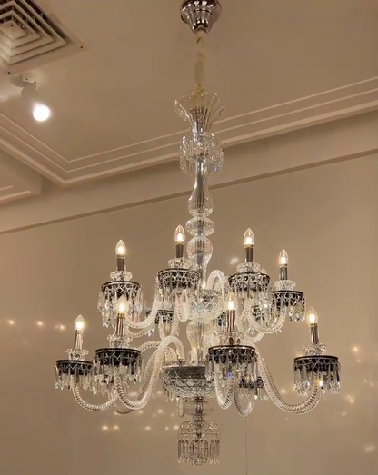 Elegant Crystal Chandelier in Italian Style for Bedroom and Living Room - Richardrider