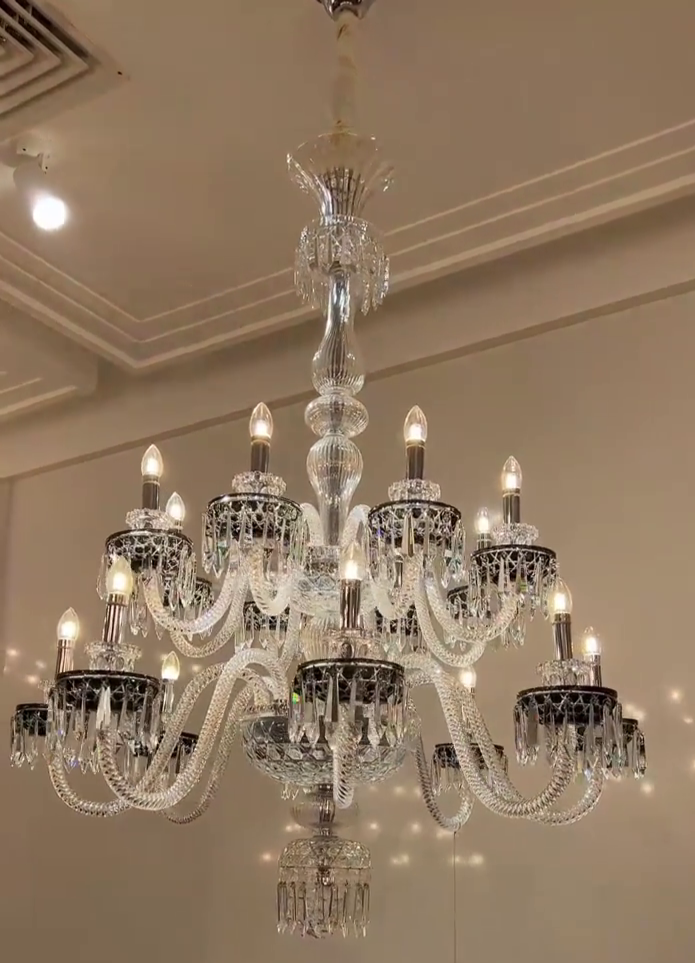 Elegant Crystal Chandelier in Italian Style for Bedroom and Living Room - Richardrider