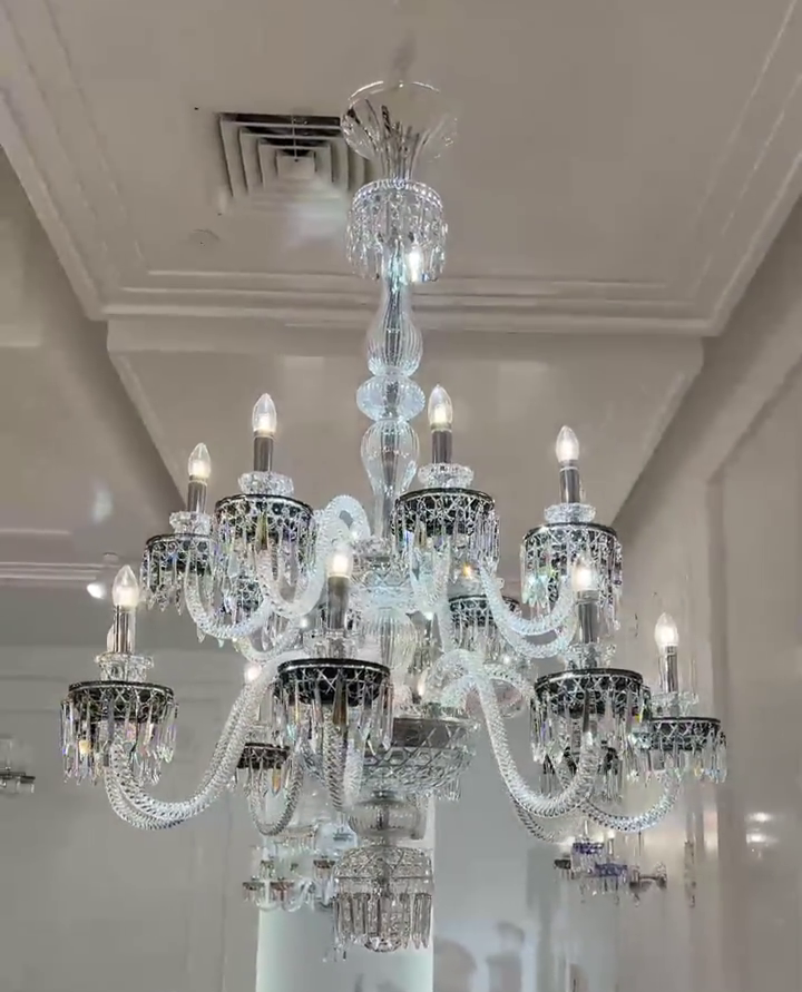 Elegant Crystal Chandelier in Italian Style for Bedroom and Living Room - Richardrider