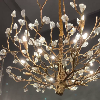 Gemstone Branch Chandelier with Artistic Design for Bedroom or Living Room - Richardrider