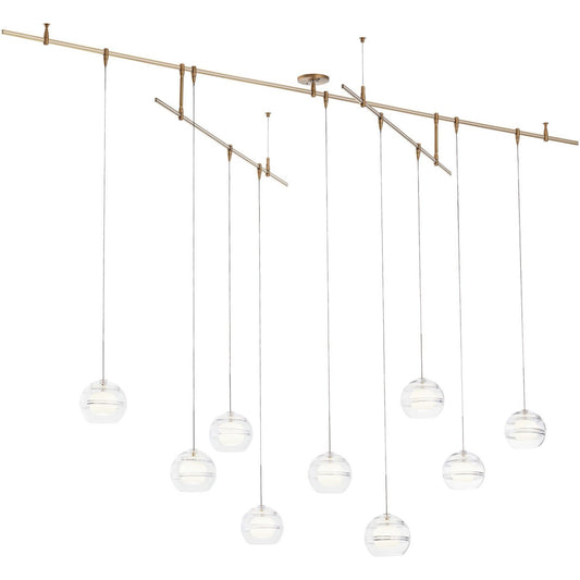 Art Glass Ball Sedona Pendant Chandelier - Richardrider