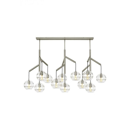 Art Glass Ball Sedona Triple Chandelier - Richardrider